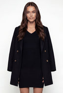 Collared Double Breasted Coat