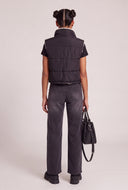 Charley Sherpa Lined Puffer Vest