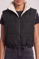 Charley Sherpa Lined Puffer Vest