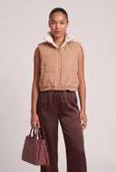 Charley Sherpa Lined Puffer Vest