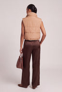 Charley Sherpa Lined Puffer Vest