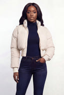 Holland Corduroy Cropped Puffer Jacket