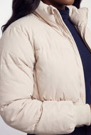 Holland Corduroy Cropped Puffer Jacket