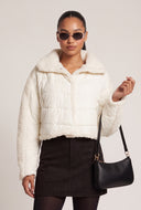 Crop Sherpa Jacket