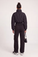 Quilted Crop Puffer Jacket