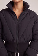 Quilted Crop Puffer Jacket