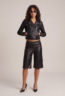 Vegan Leather Moto Jacket