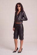 Vegan Leather Moto Jacket