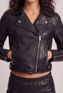 Vegan Leather Moto Jacket