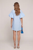 Katrina Bubble Sleeve Shirt Dress