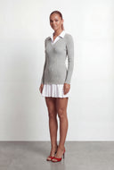 Analia Layered Shirt Sweater Dress
