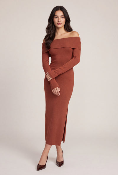 Fold Over Maxi Dress