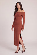 Fold Over Maxi Dress
