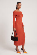 Fold Over Maxi Dress