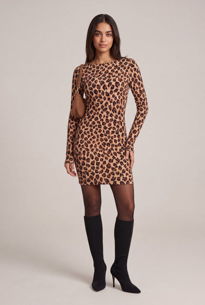 Leopard Print Mini Dress