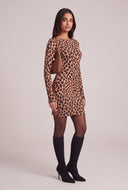 Leopard Print Mini Dress