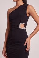 Glam Cutout One Shoulder Dress