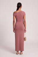 Ainslee Ruched One Shoulder Maxi Dress