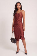 Celestia Faux Wrap Dress