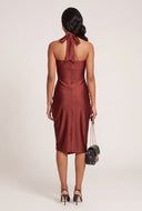 Celestia Faux Wrap Dress
