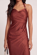 Celestia Faux Wrap Dress