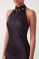 Jessa Beaded Halter Maxi Dress