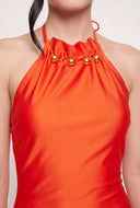 Jessa Beaded Halter Maxi Dress