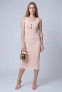 Crochet Keyhole Midi Dress