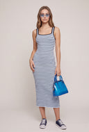 Striped Maxi Tank Dress