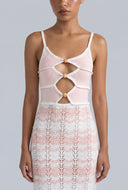 Adele Beaded Keyhole Maxi Dress