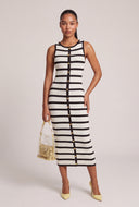 Striped Maxi Sweater Dress