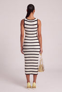 Striped Maxi Sweater Dress