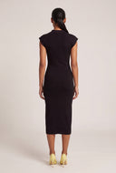 Polo Sweater Midi Dress