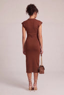 Polo Sweater Midi Dress