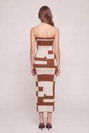 Color Block Tube Dress