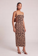 Leopard Print Maxi Dress