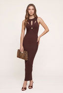 Cutout Maxi Sweater Dress