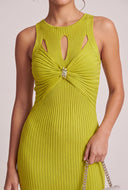 Cutout Maxi Sweater Dress