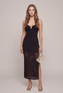 Metallic Detail Sweater Dress