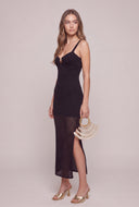 Metallic Detail Sweater Dress