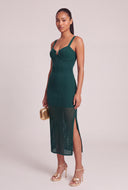 Metallic Detail Sweater Dress