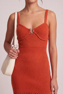 Metallic Detail Sweater Dress