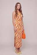Swirl Maxi Sweater Dress