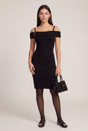 Cold Shoulder Sweater Dress
