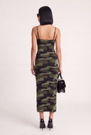 Camo Cami Maxi Dress