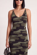 Camo Cami Maxi Dress