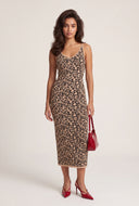 Aya Leopard Print Maxi Dress