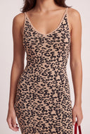 Aya Leopard Print Maxi Dress