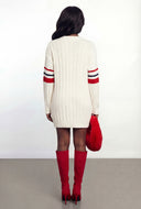 New York Rib Knit Sweater Dress