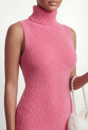Selah Eyelash Knit Turtleneck Mini Dress